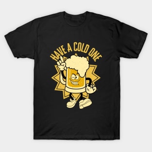 Retro Beer Mascot T-Shirt